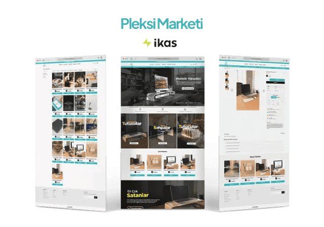Pleksi Marketi — Alis Dijital web tasarım ve e-ticaret projesi