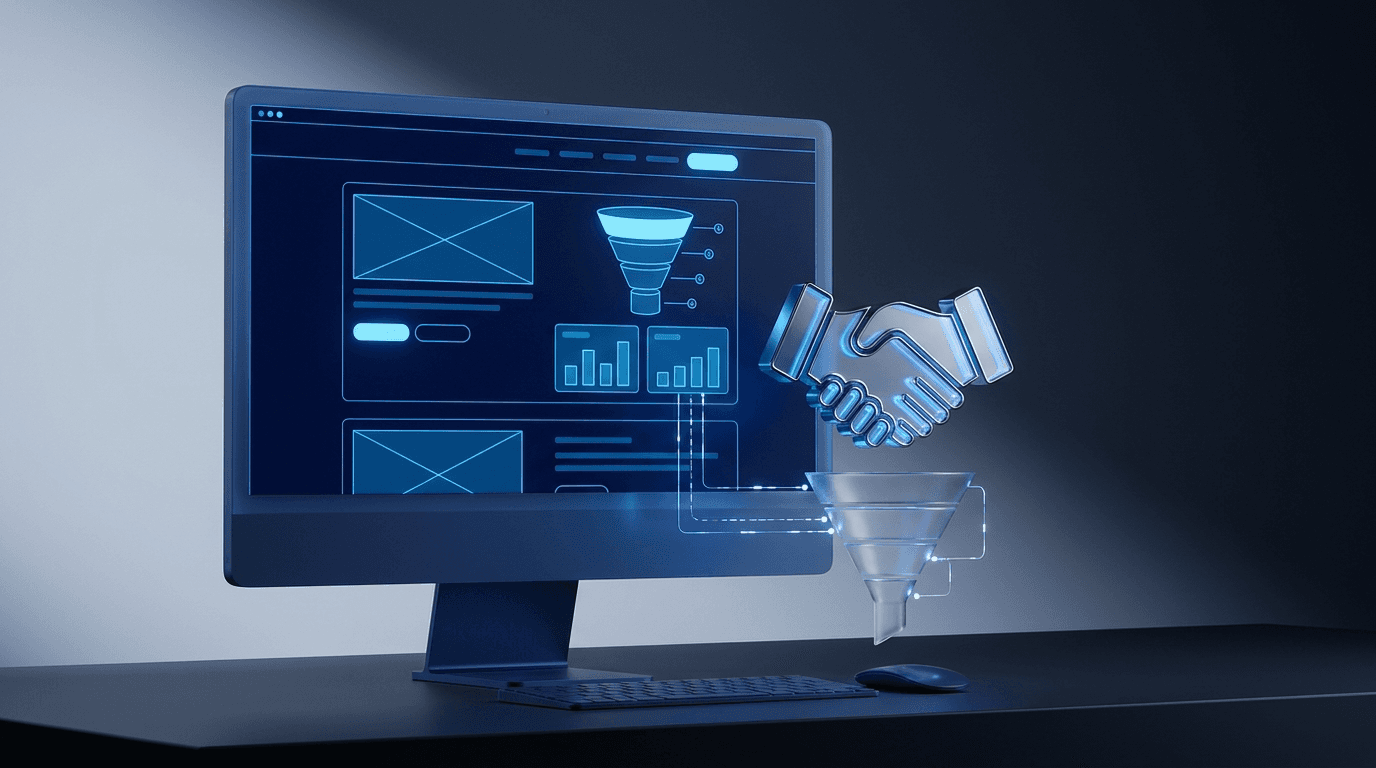 B2B web sitesi ve lead akışı