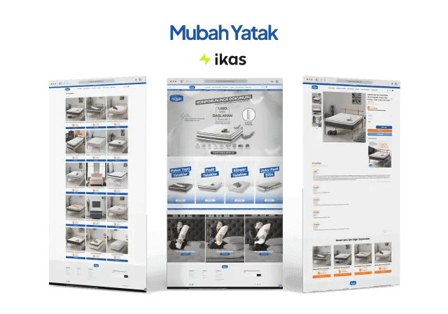 Mubah Yatak — Alis Dijital web tasarım ve e-ticaret projesi