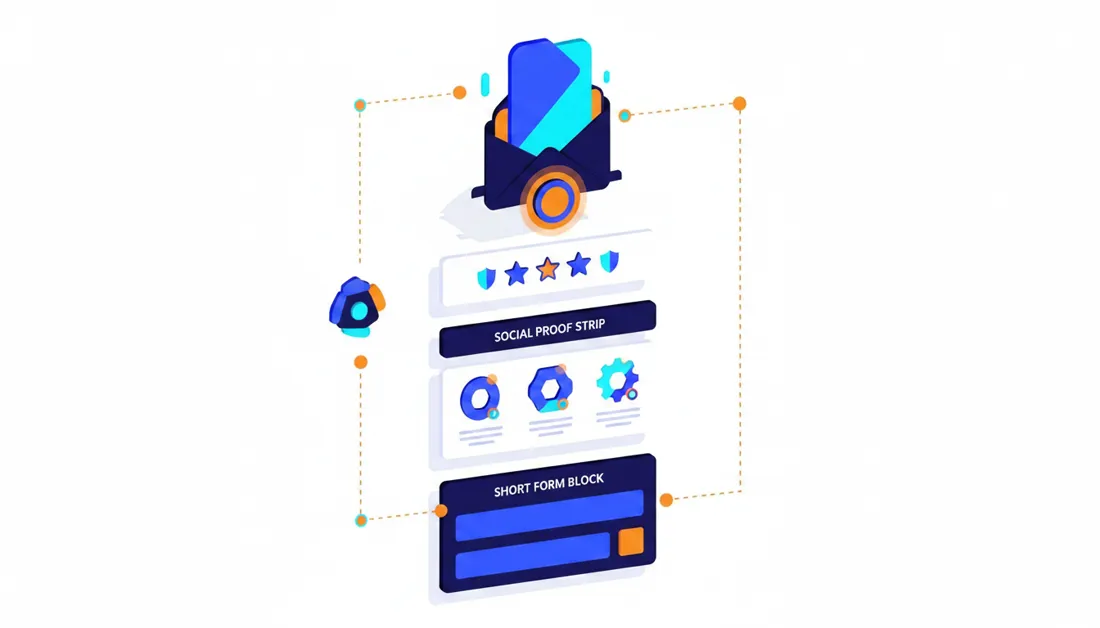 Dönüşüm odaklı landing page anatomisi: başlık, değer önerisi, sosyal kanıt ve form bölümleri
