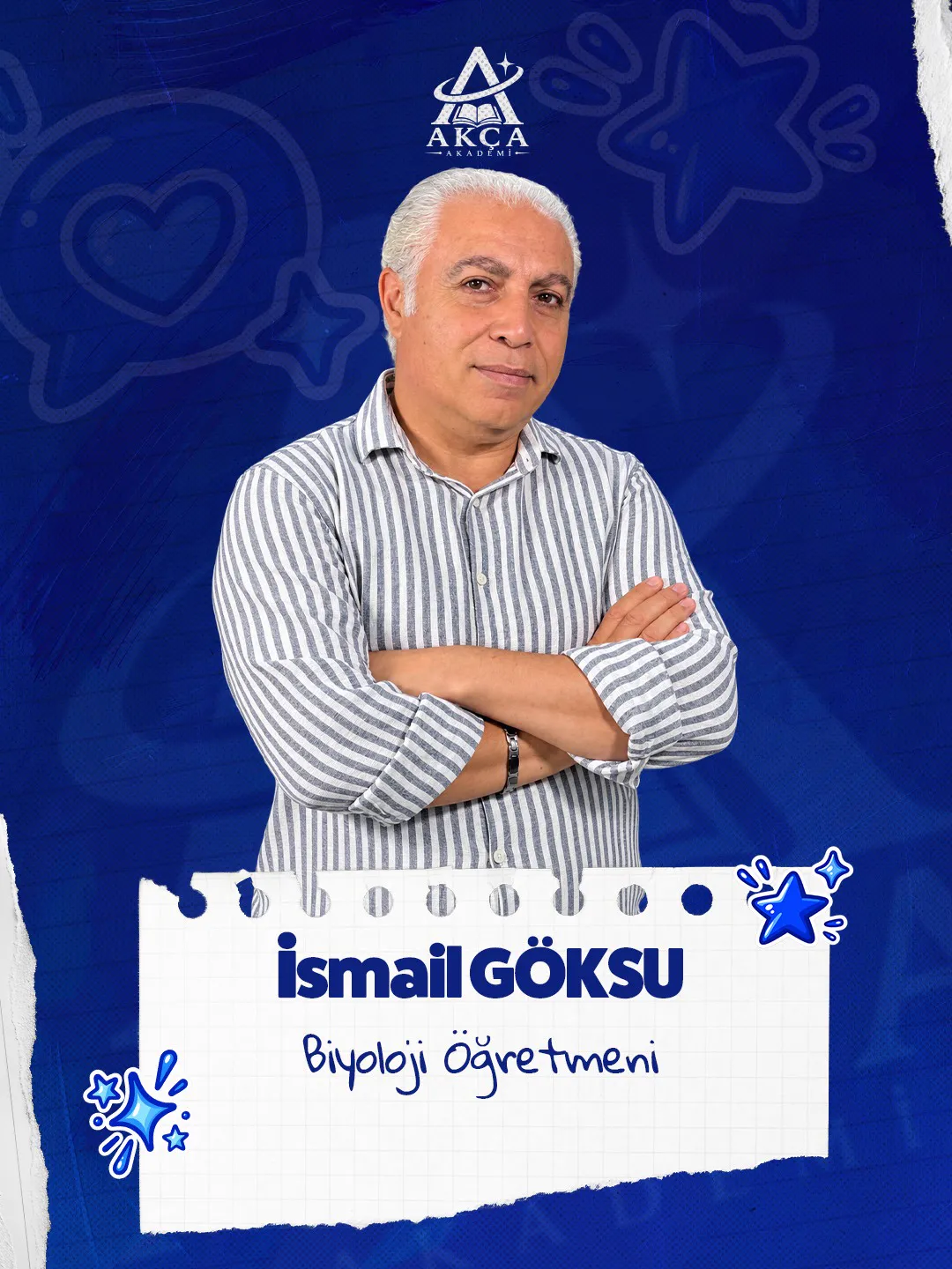 Akça Akademi sosyal medya tasarımı 15 — sekiz kişilik sınıf mesajı