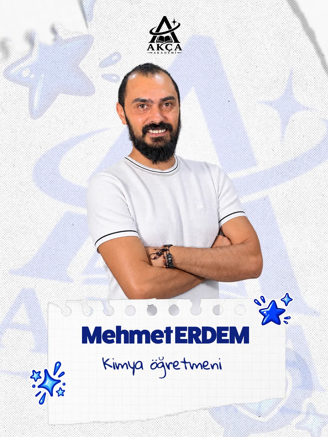 Akça Akademi sosyal medya tasarımı 17 — sekiz kişilik sınıf mesajı